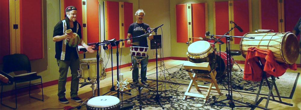 Slide #3 - Tracking Percussion with Arnie at AiCSD, San Diego CA